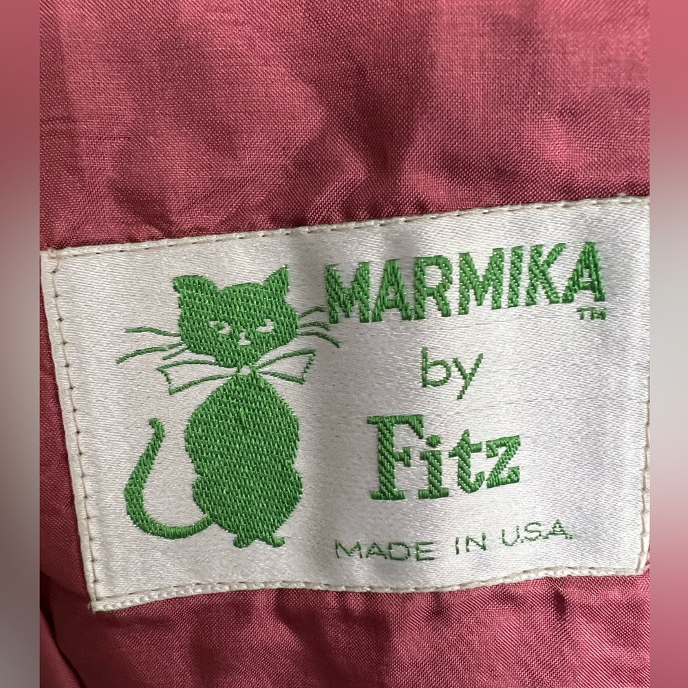 VINTAGE! 🤩 Marmika by Fitz. Made in USA, vintage trench coat, single breasted. - Picture 4 of 7